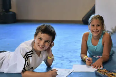 After-school kids hanging out and playing at Bodies in Motion