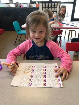 Preschool name recognition and early literacy activity